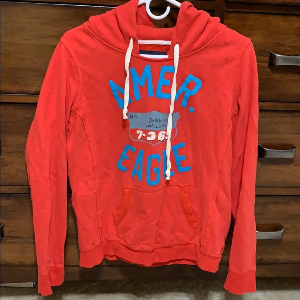 Red American Eagle hoodie
